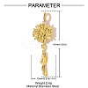 304 Stainless Steel Pendants STAS-OY007-80G-2