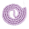 Baking Paint Pearlized Glass Pearl Round Bead Strands HY-Q003-6mm-81-2