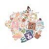 50Pcs 50 Styles PVC Plastic Cartoon Stickers Sets STIC-P004-35-2