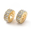 Rack Plating Alloy Rhinestone European Beads PALLOY-P289-29LG-3