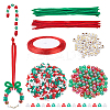 Acrylic with Plastic Christmas Candy Beading Set DIY-SC0026-81C-1