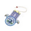 Wood Big Pendant Decorations LS-HJEW-F016-04-1
