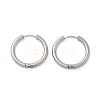 202 Stainless Steel Huggie Hoop Earrings EJEW-F111A-20mm-P01-4