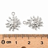 Brass Micro Pave Cubic Zirconia Pendants KK-K351-62P-3