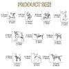 50Pcs 10 Styles Tibetan Style Alloy Dog Charms FIND-YW0004-83-3