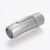 Tarnish Resistant 304 Stainless Steel Bayonet Clasps STAS-F131-07P-1