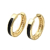 Brass Micro Pave Clear Cubic Zirconia Hoop Earrings EJEW-K276-11G-01-4
