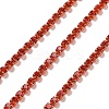 Iron Rhinestone Glass Cup Chain CH-U001-01M-2