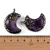 Natural Amethyst Pendants G-H359-05AS-05-2