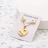 201 Stainless Steel Pendant Necklaces & Stud Earrings Sets FS-WG852B2-07-1
