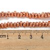 Electroplated Natural Lava Rock Beads Strands G-I360-H02-03-4
