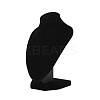 MDF Covered with Velveteen Bust Shaped Necklace Display Stands LS-ODIS-S015-01A-2