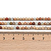 Natural Aqua Terra Jasper Beads Strands G-E444-14B-3mm-5