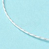 925 Sterling Silver Twisted Bracelets BJEW-G680-01S-3