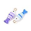 Alloy Enamel Pendants ENAM-A012-17B-G-3