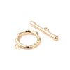 Brass Toggle Clasps LS-KK-O144-30G-3