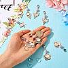 20Pcs 5 Styles 304 Stainless Steel Pendant Decoration HJEW-TA0001-28-5