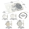 DIY Blank Dome Link Bracelet Making Kit DIY-YW0006-48-4