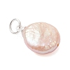 Natural Baroque Keshi Pearl Pendants PALLOY-JF04920-01-4