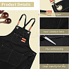 Canvas Cotton Apron AJEW-WH20060-29B-5