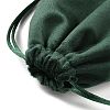Velvet Jewelry Drawstring Storage Pouches ABAG-P013-02D-05-3