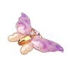 Gradient Color Resin Pendants RESI-Q012-03G-2