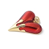 Brass Enamel Pendants KK-D336-09G-02D-2