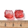 Baking Paint Transparent Glass Beads GLAA-C035-01D-3