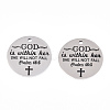 Non-Tarnish 201 Stainless Steel Pendants STAS-T064-38P-30-2