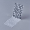 Transparent Clear Plastic Stamp/Seal DIY-WH0110-04G-2