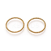 Tibetan Style Linking Rings TIBEB-EA8631Y-AG-LF-2