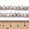 Natural Cultured Freshwater Pearl Beads Strands PEAR-A006-03G-5