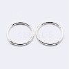 925 Sterling Silver Soldered Closed Jump Rings STER-F036-03S-1x9-2
