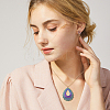 30Pcs 15 Style Ion Plating(IP) 201 & 304 Stainless Steel Filigree Pendants STAS-DC0015-58-6