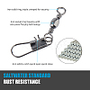 100Pcs Iron with Carbon Steel Fishing Rolling Bearing Connector FIND-CA0009-79-6