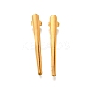 304 Stainless Steel Stud Earrings Findings STAS-D310-09G-02-2