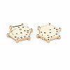 Brass Micro Pave Cubic Zirconia Pendants KK-S364-271A-2