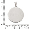 304 Stainless Steel Pendants STAS-F313-07P-3