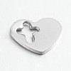 304 Stainless Steel Charms STAS-L136-02-2