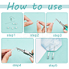 600Pcs 3 Styles 304 Stainless Steel Ball Head Pins STAS-DC0009-11-4