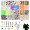 DIY Luminous Acrylic & Plastic Beads Stretch Bracelets Making Kits DIY-YW0011-66-1