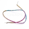 Electroplated Non-magnetic Synthetic Hematite Beads Strands G-L562-11B-3