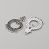 Tibetan Style Zinc Aolly Connector Rhinestone Settings FIND-WH0152-305C-2