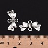 Bowknot Alloy Links connectors X-EA11930Y-4
