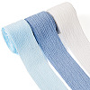 9 Yards 3 Colors Polycotton Pleated Ribbon OCOR-TA0002-07A-3