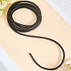 Braided Leather Cord with Core WL-CL0001-01E-7