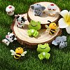 10Pcs 5 Styles Food Grade Eco-Friendly Silicone Focal Beads SIL-YW0001-80-5