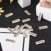20Pcs Tibetan Style Alloy Rectangle Pendants TIBEP-TAG0001-01-5