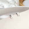 304 Stainless Steel Stud Earrings for Women DL2638-2-1