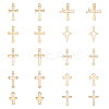 20Pcs 10 Style PVD Vacuum Plating 304 Stainless Steel Pendants STAS-UN0042-24-1